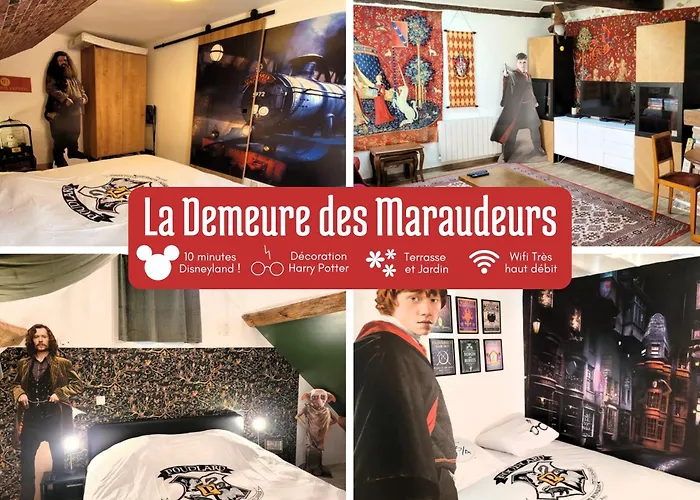 La Demeure Des Maraudeurs -10Min Disney-Jardin & Bbq