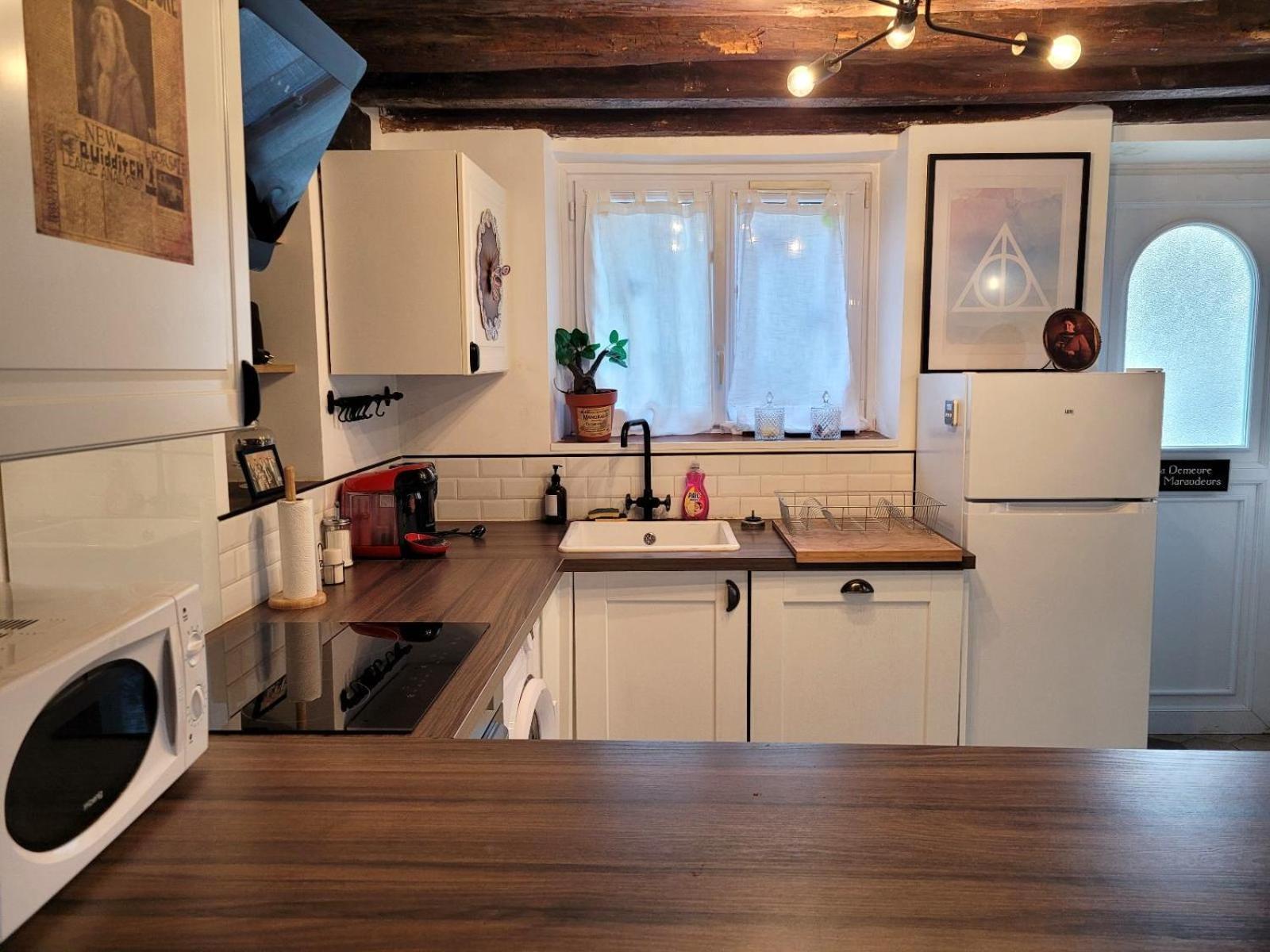 Ferienhaus La Demeure Des Maraudeurs -10min Disney-jardin & Bbq *